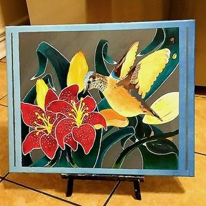 Hummingbird in nature